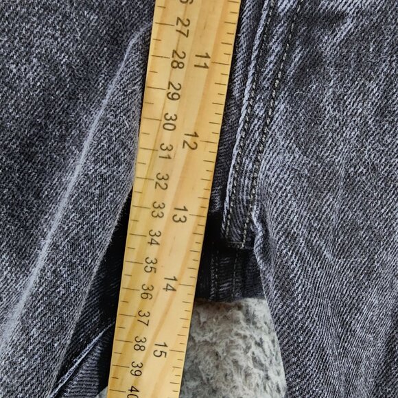 Levi's Jeans Mens 46x30 501 Black Cotton High Rise Button Fly Classic Straight - Picture 6 of 13